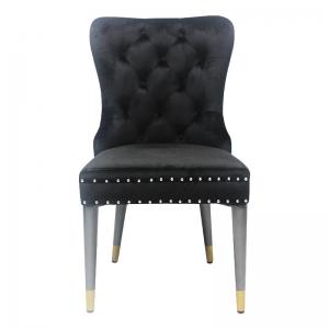 Black color dining chair hotel chair banquet