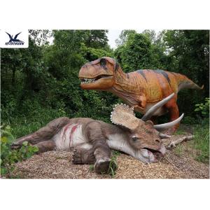 China Playground Giant Realistic Dinosaur Sculpture For Amusement Park Exhibition wholesale