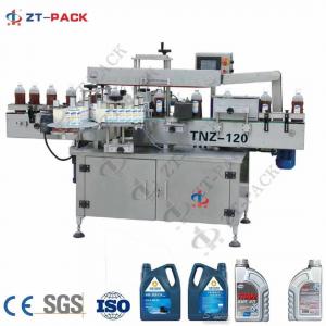 50mm Front And Back Labeling Machine 6000bph , 12000bph Bottle Label Sticking Machine