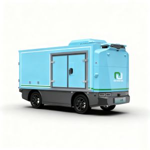China NEWBASE Z5 Series Autonomous Refrigerated Vehicle with Level 4 Autonomous Driving 28.3 kWh Lithium Iron Phosphate Battery and 130 km City-Cycle Range wholesale