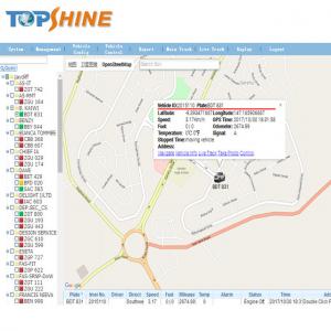 China OEM GPS Tracking Platform Fleet Management Software With API supplier