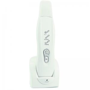 Rechargeable Ultrasonic Ion Skin Scrubber Remove Wrinkle Long Life Span