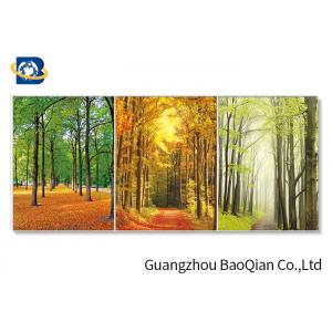 Customized Traditional Scenery 3d Flip Art Photo with Waterfall For Wall Decoration