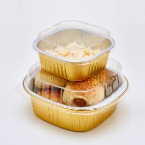 Fast Food Aluminium Takeaway Containers With Lids 1500ml 400ml