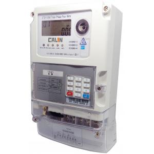 China 10mm Cable  STS Prepayment Meter Class 1S Accuracy Kilowatt Hour Meter 3 Phase supplier