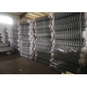 China 6FT Chain Link Fence Fabric , Diamond Mesh Fencing Low Carbon Iron Wire supplier