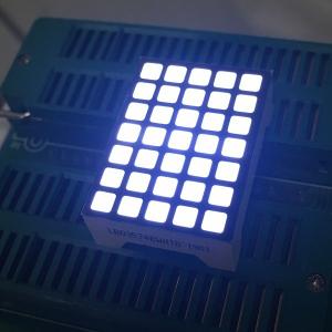 China Square 5x7 Dot Matrix LED Display Ultra White Row Anode Column Cathode For Lift Indicator supplier