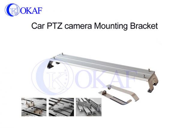Anti Shake Car Roof Brackets , Adjustable Car Roof Racks CCTV Camera Mounting