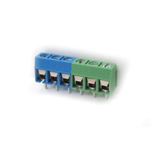 China 5.0mm Pitch PCB Mounted Screw Clamp Type Terminal Blocks 2P 3P Jointed wholesale