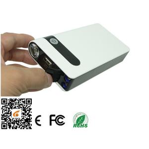 China 12000mah Lithium Peak Battery Jumper Mini Power Bank 4 Led Display supplier