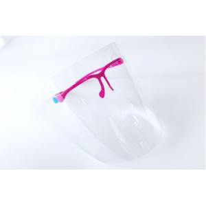 China New Arrival Full Cover Protective Face Sheild PET Transperent With Glasses Frame wholesale
