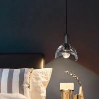 China Modern Mini Chandelier Pendant Light 4000k CCT Smoke Grey Pedants on sale