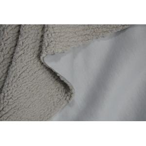 390gsm FUR:  SHU VELVETEEN WOVEN  FABRIC:Knitted FabricBonded Leather Fabric