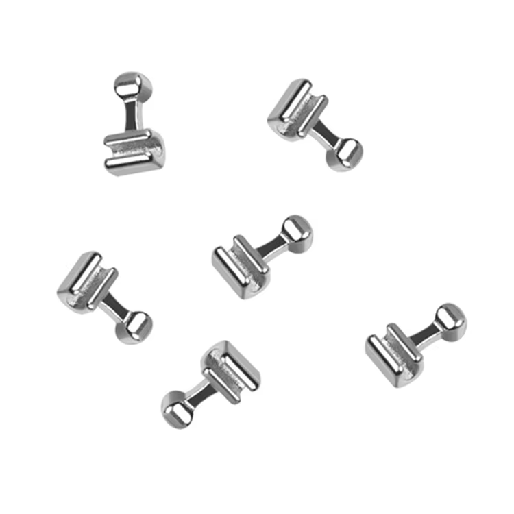 China Medical Grade Sliding Ball Crimpable Hook Orthodontic Supply 10 Pcs/Pk in Multiple Sizes supplier
