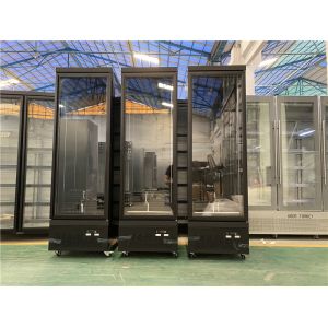 China スーパーマーケットの単一のドアの垂直によって冷やされている表示フリーザー wholesale