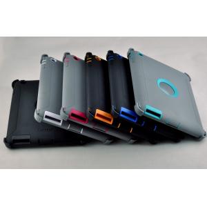 China Three Layers Gray Ipad Hard Shell Cover Ottered Defender For Ipad 2 / 3 / 4 supplier