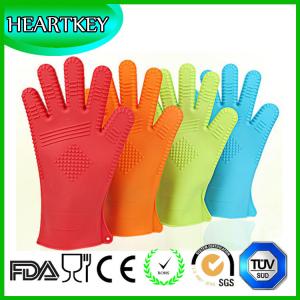 Kitchen Non-slip Silicone Heat Resistant Oven Mitts Gloves for Cooking, Baking, BBQ