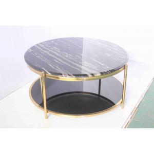 Modern Luxury Balcony Leisure Round Marble Coffee Tea Table for Small Apartment