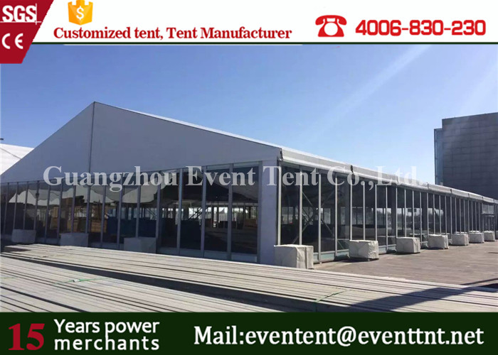 China Porte en verre résistante UV d'envergure de tentes faites sur commande larges claires d'événement pour l'exposition automatique supplier