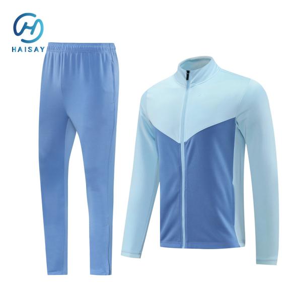 Set de chaqueta de pista de fútbol - Poliéster de rendimiento con logotipo personalizado