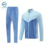 China Set de chaqueta de pista de fútbol - Poliéster de rendimiento con logotipo personalizado wholesale