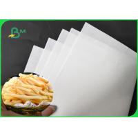1200MM 30GSM - 60GSM White French Fries Wrapping Paper 10 / 15GSM PE Coated