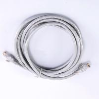 China Computer RJ45 Connector Copper Wire Cat5e Patch Cord Grey PVC Jacket on sale