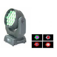 Best Sellers 19×15w LED Moving Head Wash Light RGBW Wash Motorised Zoom LED Moving Head Light