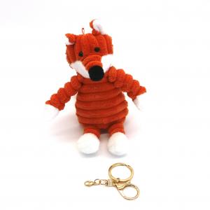 Red Cute Doll Key Chain , Cotton fox key ring 3 Dimensional 18cm Size