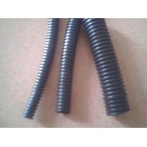 Bellows Corrugated Cable Sleeve , Black Corrugated Pipe Fire Resistant Hose