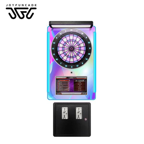 Mini máquina de dardos con cuerpo personalizado compacto, audio inmersivo, máquina de diana comercial en venta