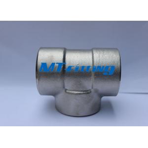China ASME B16.11 F317L Stainless Steel Socket Welded Tee 3000LBS For Connection supplier