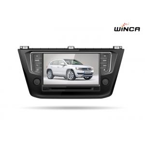 China Black Volkswagen GPS Navigation 2016 8 Inch Screen Vw Touran Dvd Player supplier