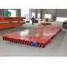 25t trackless flat transfer cart on cement floor with polyurethane wheel