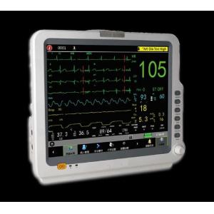 17" LCD screen Portable Patient Monitor , 5 leads Icu Monitoring System