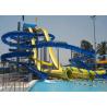 Mix Color Commercial Spiral Swimming Pool Slide For Holiday Resort