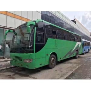 Front Engine Green Used Tour Bus 51 Seats Two Doors LHD / RHD Support Diesel 2010 Year