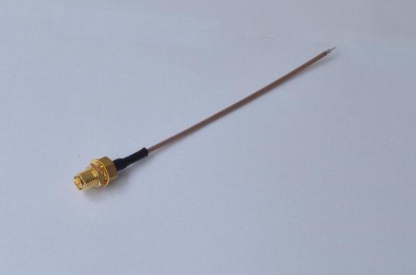Wireless Industrial RF Cable Assembly Extension SMA Female With Pigtail RG178