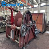 China 2 Ton-60 Ton Hydraulic Anchor Winch Single Or Double Drum on sale