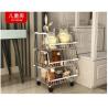 Modern Stackable Metal Kitchen Storage Racks / Bin Basket For Houseware Storage