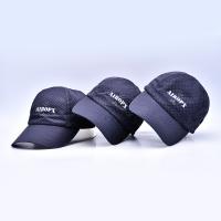 China Unisex Breathable Sport Golf Caps Customized Flat Embroidery Logos on sale