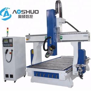 China Professional 4 Axis Woodworking CNC Machine , Rotary Cnc Router Wood Carving Machine supplier