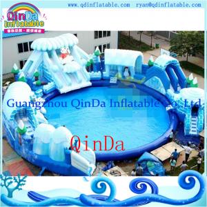 Park Inflatable Water Slides,Inflatable Slide With Pool,Kids Used Water Slide For Sale