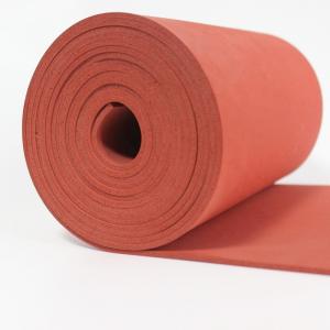 China Close Cell Silicone Rubber Sheet Impression Fabric Surface 0.5 - 1.0g/Cm3 Density supplier