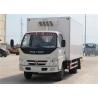 FOTON 6 Wheels small Refrigerated Box Truck , 3 Tons Refrigerator Freezer Truck