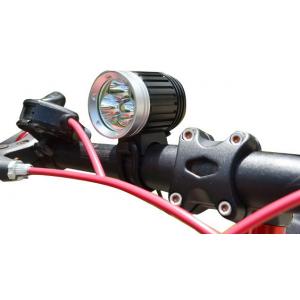 Long Distance High Power Cycle Lights , Remote Control Wide Beam Bike Light 