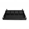 19" 1U Fixed Patch Panel MPO MTP Rack Mount Distribution Panel With 4 Individule