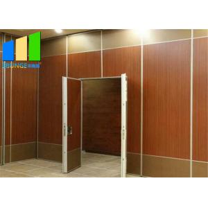 China Customized Aluminum Melamine Folding Removable Partition Walls For Hotel supplier