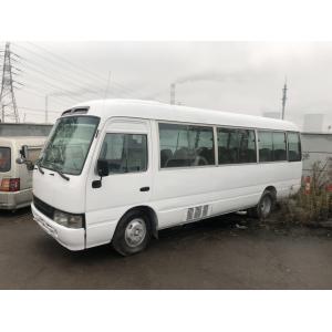 China 30 Seats Used Toyota Coaster Bus White Color 7.01m X 2.03m X 2.75m supplier