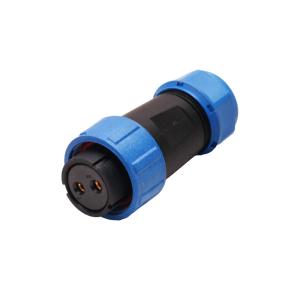 China conector recto del poder más elevado de 12V 2 Pin Waterproof Connector IP68 supplier